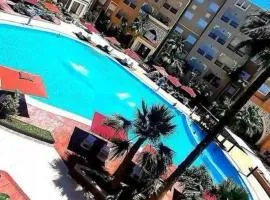 Studio en résidence avec plage privée piscine spa