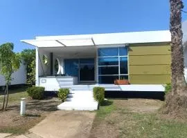 Cabin 6 with private Jacuzzi, furnished and peaceful