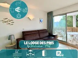 Le Lodge des Pins, terrasse & piscine en pinède