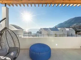 Santorini Luxury Room 1 - Private Terrace with Sea View, Parking and more