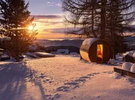 Berglodge mit privater Panoramasauna und Ski-in Ski-out