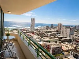 departamento con vista al mar con dos habitaciones en iquique