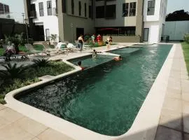 Luxury Skyline Apartment with pool, city views & volcano views