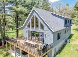 Amazing Flat Lakefront Home with Hot Tub Fire Pit