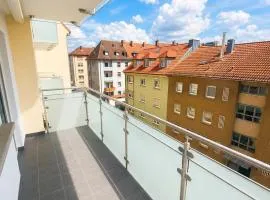 City Apartment Schweinfurt Balkon & Komfort