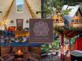 The Return to Artbliss - A-Frame Cabin with Soaking Tub