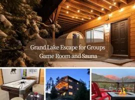 Sleeps 16 Walk to Grand Lake & Town Sauna, Theater & Game Room Lake View!