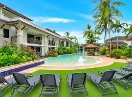 Poolside at Temple Resort - A Lush Tropical Escape