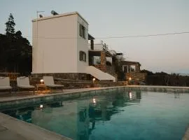 Dinora Stone Villa, Pool & Sea Views in Tinos