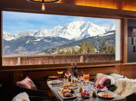 Chalet Alpen Valley, Mont-Blanc, hotell sihtkohas Combloux