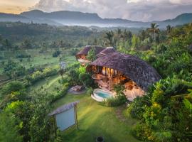 Green Earth Bali luxury Bamboo villas, hotel v destinaci Sidemen