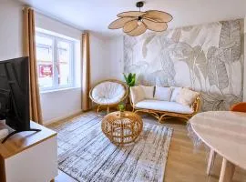 Appartement climatisé avec balnéo, parking gratuit, proche Auvers-sur-Oise