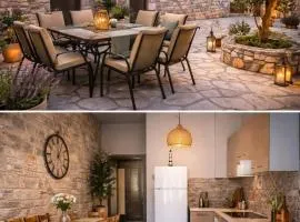Beachfront Mani Luxury Stone Nest Steps from Sea