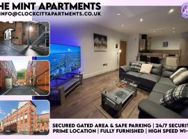 24-7 Secured City Centre Apartments with Free Underground Parking and WiFi, Hotel in Birmingham