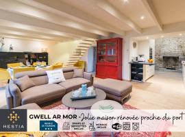 GWEL AR MOR - Jolie maison de charme rénovée proche du port, hotel a Lanildut