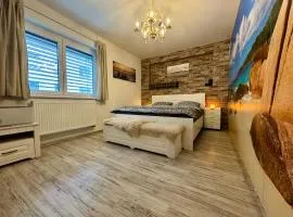 Apartmán s garáží a balkónem