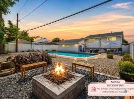 Swim and Relax with a Pool Hot Tub and Renovated HomeHop