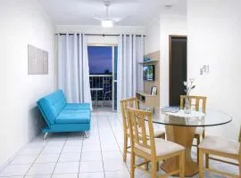 Apto charmoso na V Planalto perto Keiko Sushi com 2 Quartos Casal ArCond Wifi 400M Home Office Cozinha Maq Lavar e Garagem em Dourados