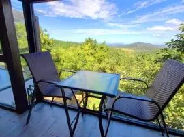 Cabaña privada en Mazamitla con fogatero y terraza