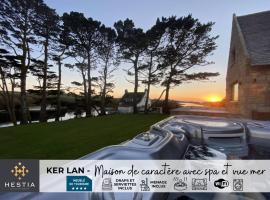 KER LAN - Maison de caractere avec SPA et vue mer, hotel a Lanildut