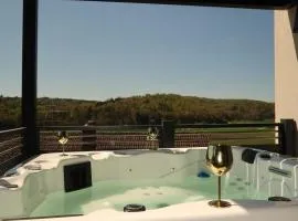 Design Villa mit privatem Whirlpool im Urdonautal