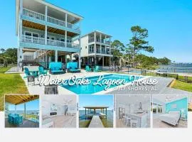 Heated Pool Dock Modern Lagoon Waterfront Home