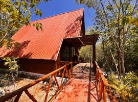 Eco Aldea kinich Ahau Calakmul、スプヒルのホテル
