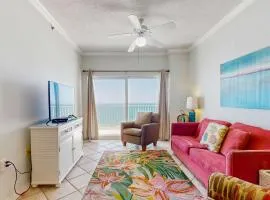 Beachfront property with Gulf-view balcony outdoor pool & hot tub - near shops