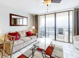 Beachfront Condo with Gulf View Balcony WiFi AC & Shared Pools