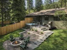 Riverside Luxury Cabin with Hot Tub, Fire Pit, Patio, by Forest & Peak Retreats