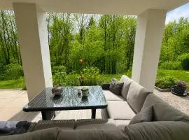 Ferienwohnung Waldblick mit großer Terrasse in Pottenstein
