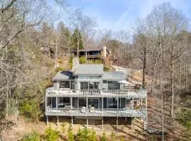 Lakeview Retreat with Expansive Deck & Cozy Fireplaces in Lake Lure, North Carolina