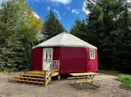 Cozy Woodland Yurt Retreat with Firepit & Kitchenette near Orr, Minnesota