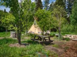 Teepees by the River, Garden Valley, Idaho