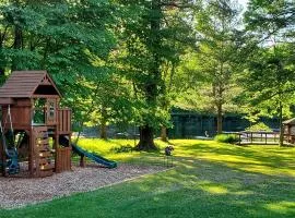 Serene Safari Tent For a Glamping by Getaway Rickett's Glenn State Park Nestled in the Heart of Huntington Mills, Pennsylvania