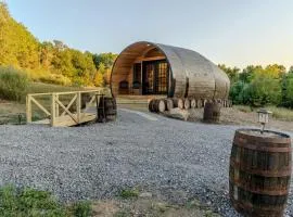 Cozy Wine Barrel Stay with Fire Pit on Keuka Lake Wine Trail near Penn Yan, New York