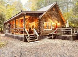 Charming Log Cabin with Hot Tub and Fireplace Minutes from Gore Ski Resort in New York