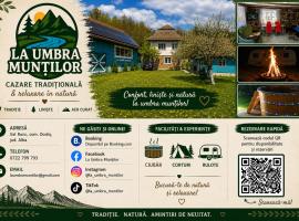 La Umbra Munților Tradițional house wich hot tub Apuseni, hotel di Ocoliş