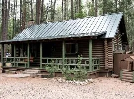 Pet Friendly Log Cabin Nestled under the Forested High Country of the Mongollon Rim in Central Arizona