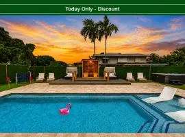 Miami Resort Villa - Volleyball - Jacuzzi - Sauna
