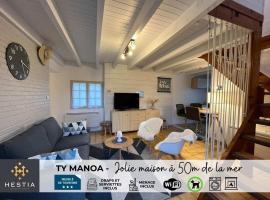 TY MANOA - Jolie maison a 50m de la mer, hotel a Landéda