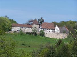 Hotel Garni BURG WALDENSTEIN, viešbutis mieste Rudersberg
