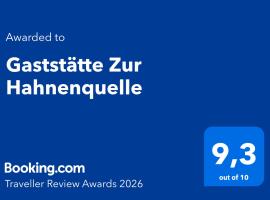 Kirchhundem में, होटल Gaststätte Zur Hahnenquelle