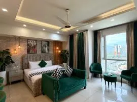 ELANOR DESIGNER Serviced Apartments -Elysium Tower Facing Centaurus Mall Islamabad