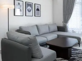 Mwanza 2 Bedroom Apartment with living room and kitchen