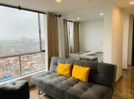 Apartamento cerca al aeropuerto con excelente vista