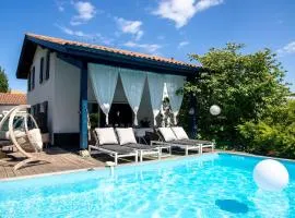 Villa Argi Zabalean, Piscine chauffée, 8pax, Plage 3kms
