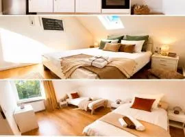 Familienwohnung nahe Heide Park, Parkplatz, WLAN & Küche