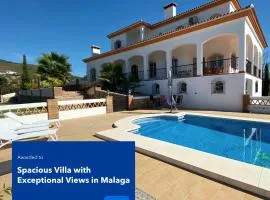 Spacious Villa with Exceptional Views in Malaga