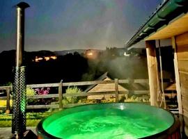 Domki Dobra Miejscówka 50 m od jeziora Solińskiego Sauna Jacuzzi 504-978-418, отель в городе Полянчик